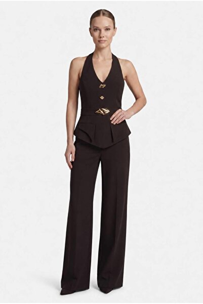 SpringStore Kahve Cep Detaylı Tulum