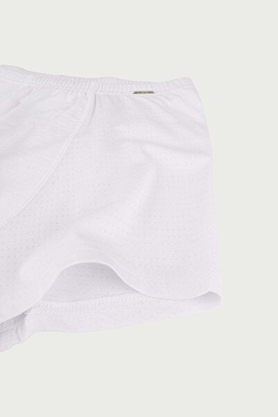 Jiber Men's Breathable White Jacquard Boxer 1 Piece Code 293