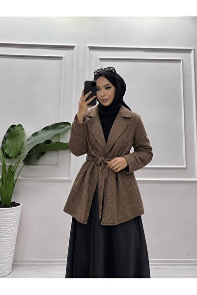 moda acar Suede Detailing Coat (Lined)
