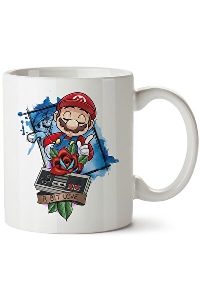 ET ERTAPASSAGE original creative designs Mario Printed Porcelain Mug, Machine...
