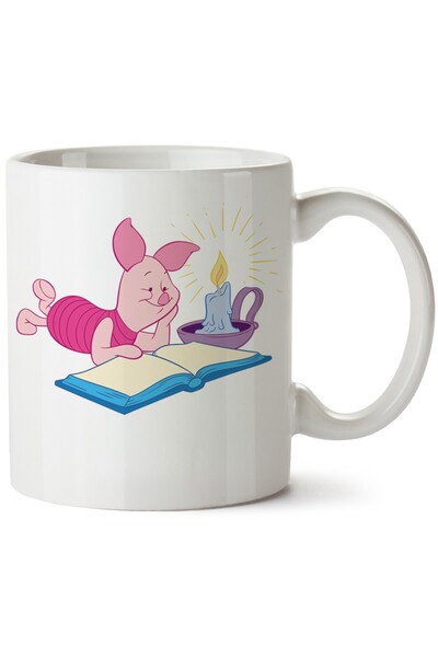 ET ERTAPASSAGE original creative designs Piglet Printed Porcelain Mug, Machin...