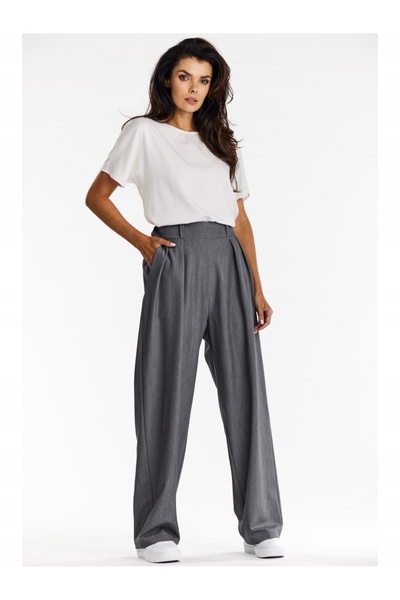 Awama Pantaloni dama, Awama, Viscoza, Gri, L