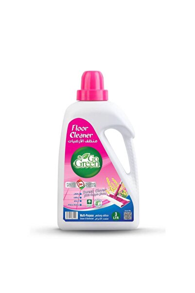 Go Green Floor cleaner sweet clover 3 ltr - carton (6 love)