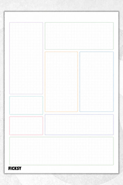 Ficksy Timeless Multi-Purpose Daily Weekly Monthly Planner - A4 Size To Do - ...