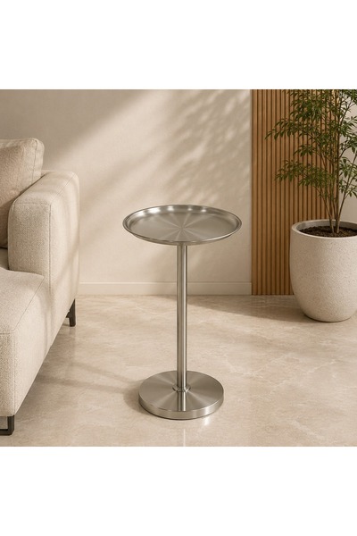 Icon Metal Single Service Table Attractive Modern Design