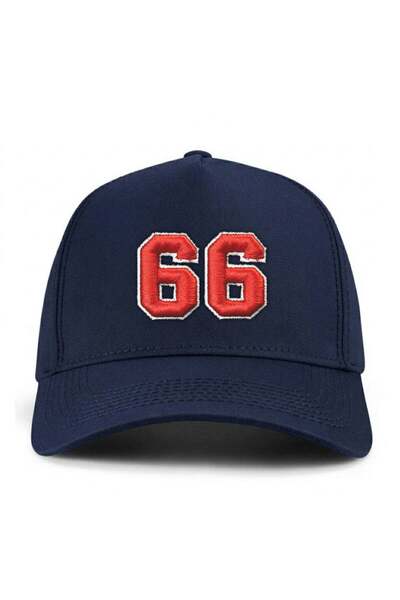 PataCute Number 66 (Embossed) Molded Baseball Cap