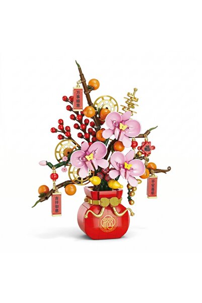 Evolium Set de Constructie, Evolium, Vaza Decorativa cu Flori, 818 piese, 6+ ...