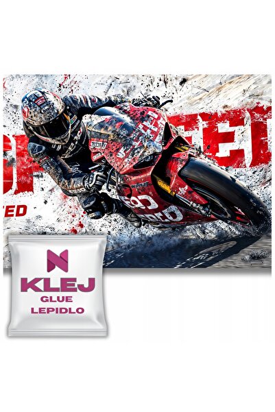 Naklejkomania Fototapet Cu Motociclisti, Curse De Motociclisti, Pentru Dormit...