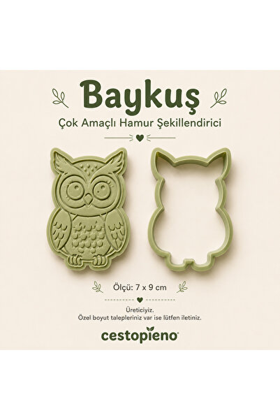 CESTOPİENO أداة تشكيل العجين متعددة الأغراض من بايكوس مقاس 7×9 سم |   قوالب ا...