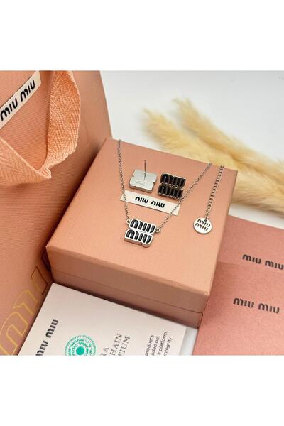 Generic Fashionable Design Silver Bracelet and Necklace Set Luxury Jewelry