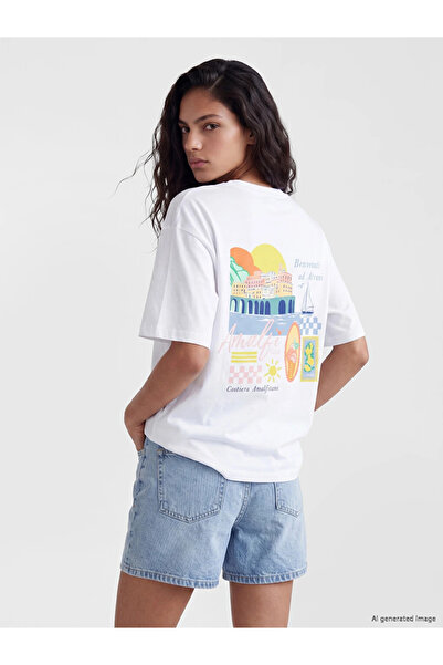 LC Waikiki T-Shirt - Λευκό - Κανονική εφαρμογή