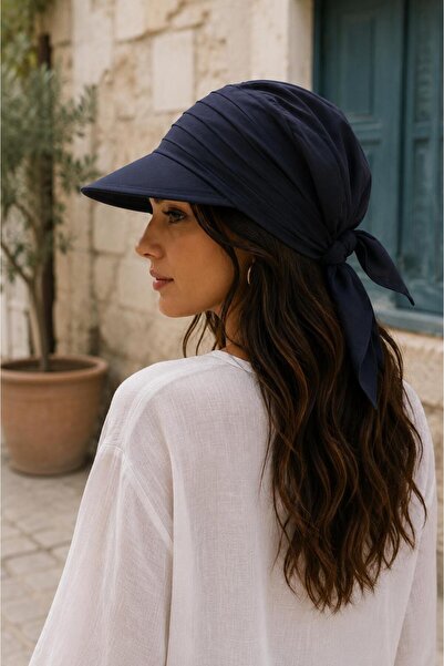 Wearflawless Women's Safari Tie-Back Brimmed Bandana Hat, Summer Sunshade Hat...
