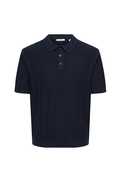 Only & Sons Lacivert Erkek Kazak 22036558 ONSTHIJS RLX SS POLO KNIT