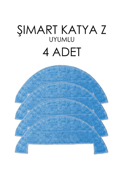 Klintex Şımart Katya Z Compatible Replacement Mop Cloth 4 Pieces Microfiber