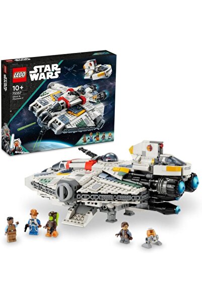 LEGO 75357 مجموعة ستار وورز غوست آند فانتوم II مع مركبين أسوكا و5 شخصيات