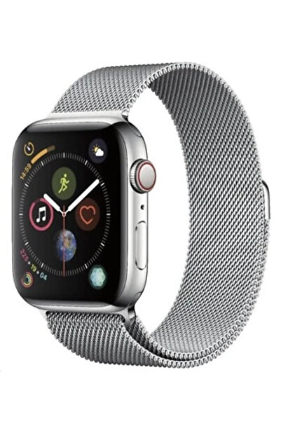 Apple Ceas Inteligent Seria 4, GPS + CELL, 44mm, Oțel Inoxidabil, Openbox