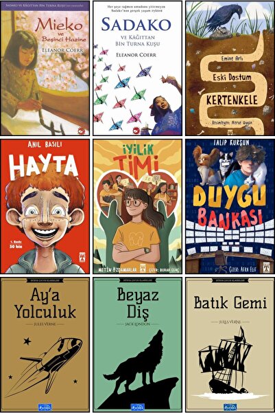 Genç Timaş Mieko ve Beşinci Hazine,Sadako ve Kağıttan Bin Turna Kuşu,Eski Dos...