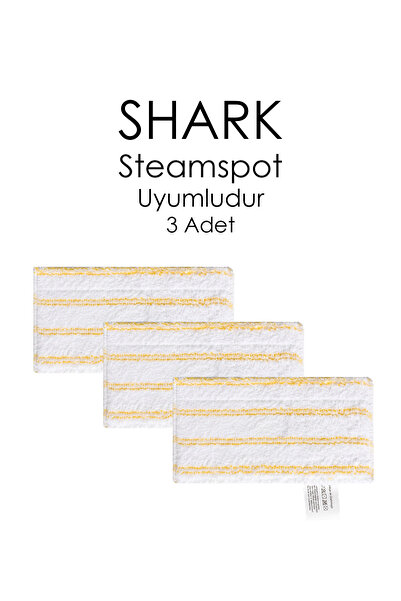 Klintex Shark Steamspot Steam Mop Compatible Replacement Mop Cloth 3 Pieces M...