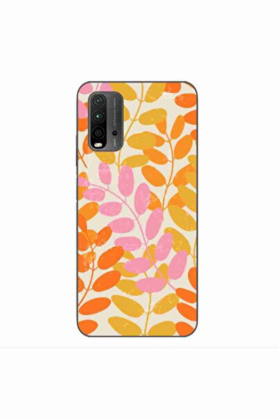 OEM Husa compatibila cu Xiaomi Redmi 9T Silicon Gel Tpu Model Summer Leaves