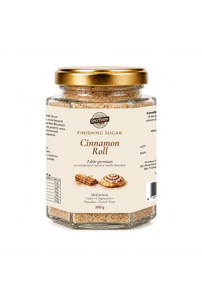 SpiceFusion Zahăr Aromatizat Cinnamon Roll - Finishing Sugar