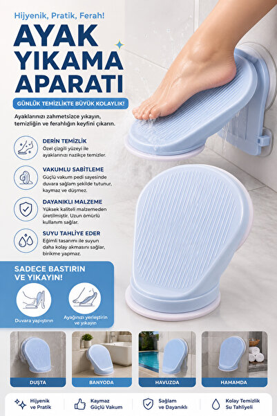 Northern Star Kendinden Yapışkanlı Ayak Yıkama Pedalı Pratik