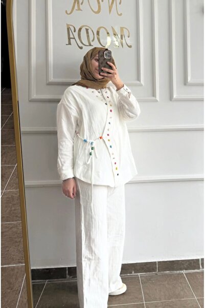 Butik Ham Keten İkili Takım