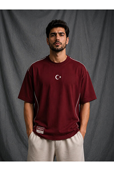 Pivot Ay-Yıldız Oversize (Kırmızı)