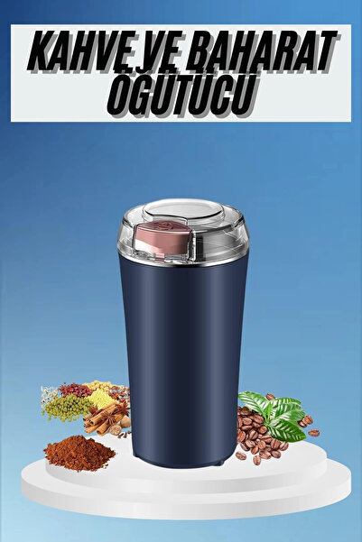 Twin Store مطحنة بهارات كاه سهلة التنظيف من الفولاذ المقاوم للصدأ ومحمولة