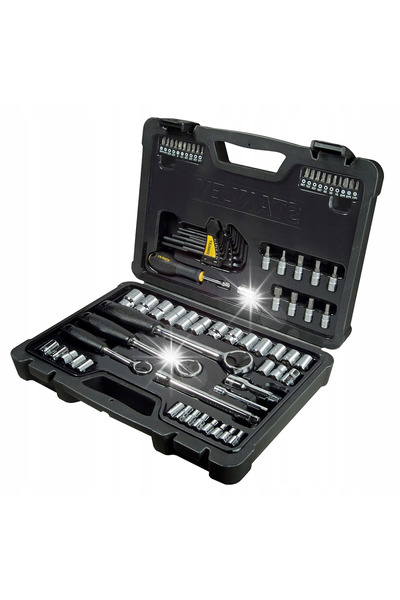 STANLEY SINCE 1913 Set 80 piese chei tubulare 1/4'', 3/8'', 1/2'' Stanley