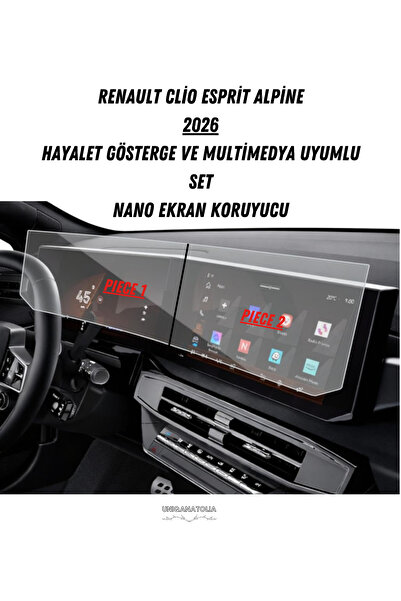 UniqAnatolia Renault Clio Esprit Alpine 2026 Ghost Instrument and Multimedia ...