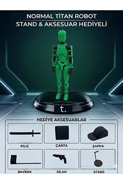 Tactyla TİTAN ROBOT HAREKETLİ - HEDİYELİ!