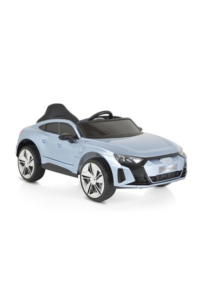 Audi Masina electrica copii RS e-tron Blue 12V, telecomanda 2.4GHz, Bluetooth...