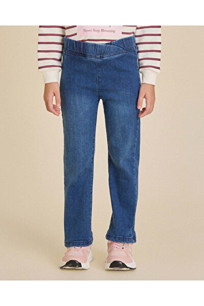 REDTAG Girls Dark Wash Straight Fit Jeggings