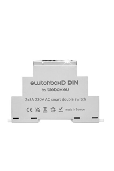 BleBox SwitchBoxD Comutator dublu ON/OFF pentru șină DIN µWiFi WiFi