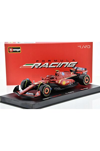 Bburago Junior BOLID F1 Ferrari SF-24 GP Italia 2024 Carlos Sainz 1:43 BBURAG...