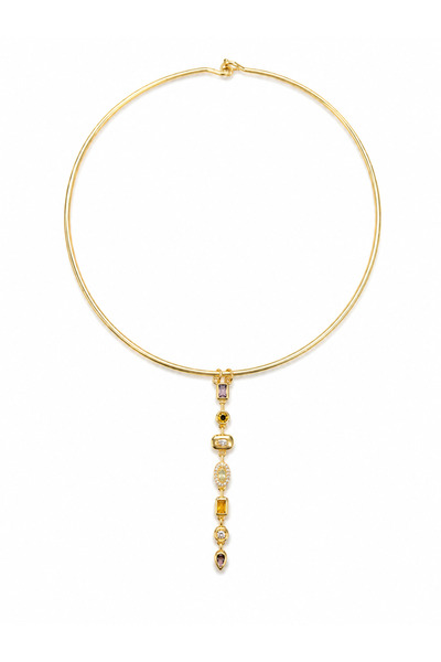 Rossetto Atelier Imported Head Ring Necklace