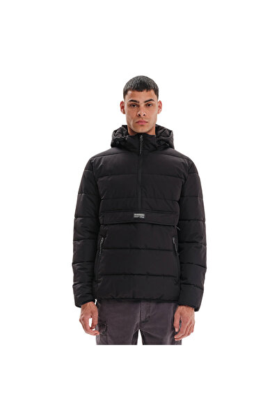 Emerson Geacă matlasată pentru bărbați cu glugă detașabilă 3XL