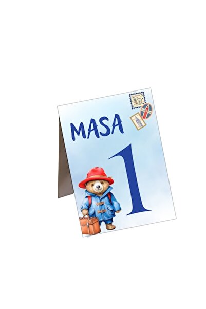 OEM Set numere de masă Model 35, carton, multicolor, 10x15 cm, 20 buc