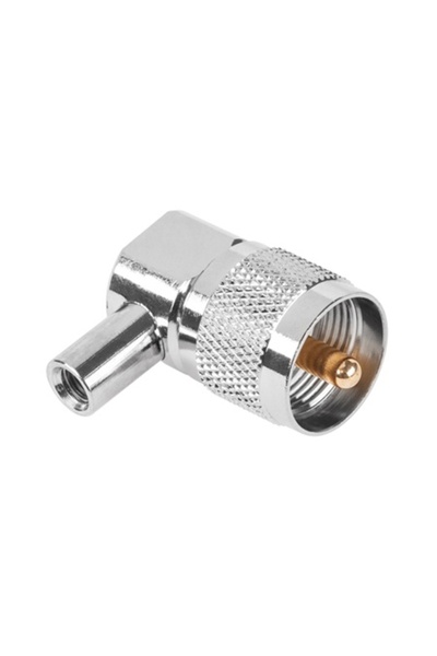 Lechpol Calitate profesională UHF RG58 90 °   Adaptor conector antenă