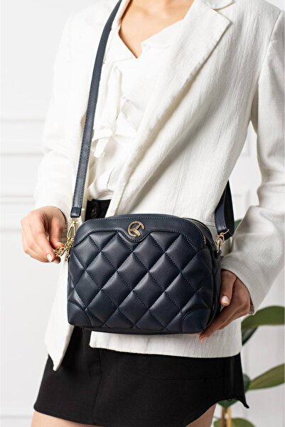 Marvelis Sori̇sso Embroidered Leather Shoulder and Crossbody Women's Bag - To...