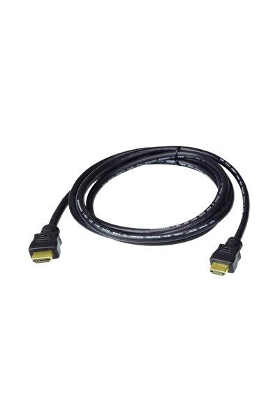 Aten Καλώδιο HDMI Τύπου Α αρσενικό σε αρσενικό, 5μ, επιχρυσωμένο, μαύρο, 3D