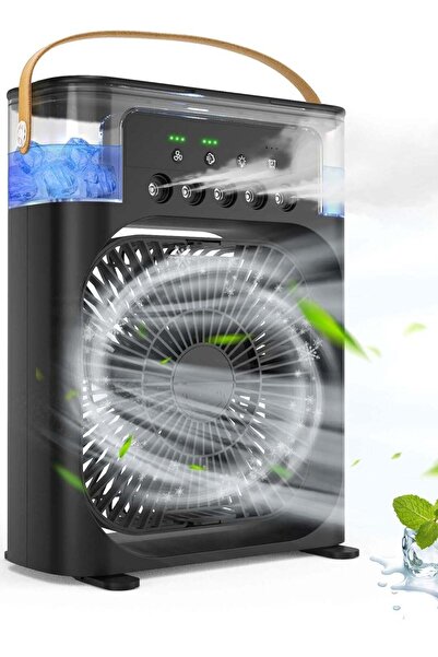 GULF GALLERY Portable Air Conditioner Fan Mini Evaporative Air Cooler with 7 ...