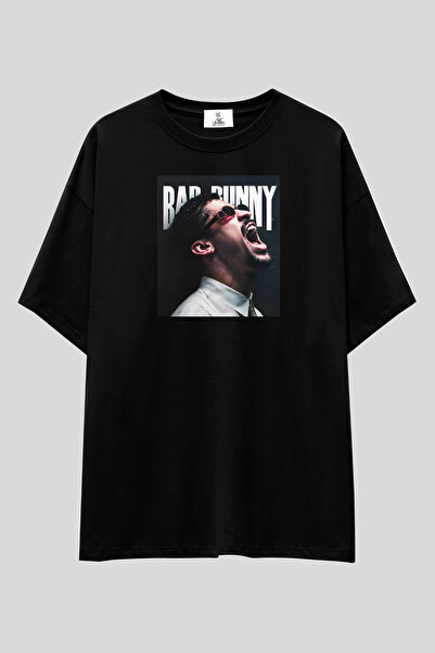 UmbraWear Bad Bunny Printed T-Shirt |   Unisex 100% Cotton White Latin Pop Re...