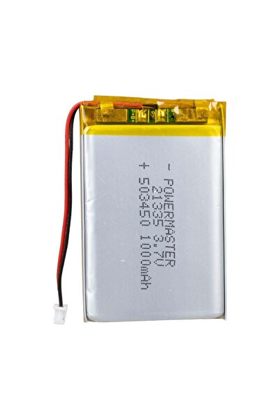 Powermaster 503450 3.7 Volt 1000 Mah Lityum Polimer Pil