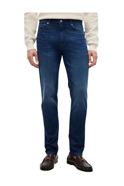 Tommy Hilfiger Ανδρικό Slim Bleecker Τζιν Μπλε MW0MW43161-1BL