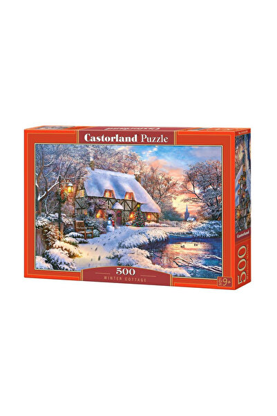 Castorland Puzzle 500 Cabana de iarnă CASTOR