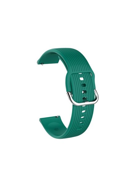 OEM Λουράκι Σιλικόνης Κάθετο για Galaxy Watch 42mm Σκούρο Πράσινο