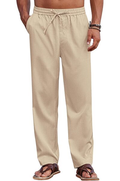 OEM Pantaloni de vară pentru bărbați Baggy Casual Regular Fit Confortabili Be...