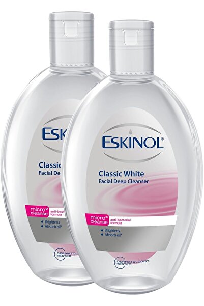 Eskinol Classic White Facial Deep Cleanser, 225 ml, Twin Pack | With Mineral ...