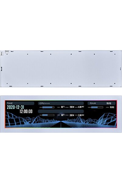 Lian Li Ecran universal de 8.8 inch - alb